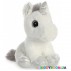 Мягкая игрушка Единорог Silver с сияющими глазами (20 см) Aurora 150710K